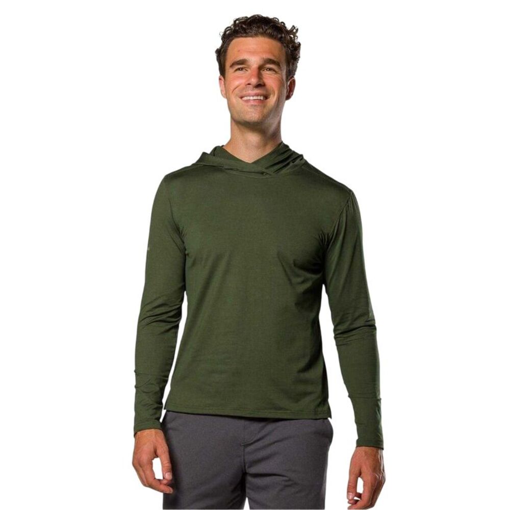 Nathan Mens 365 Regular Hoodie / Forest Green